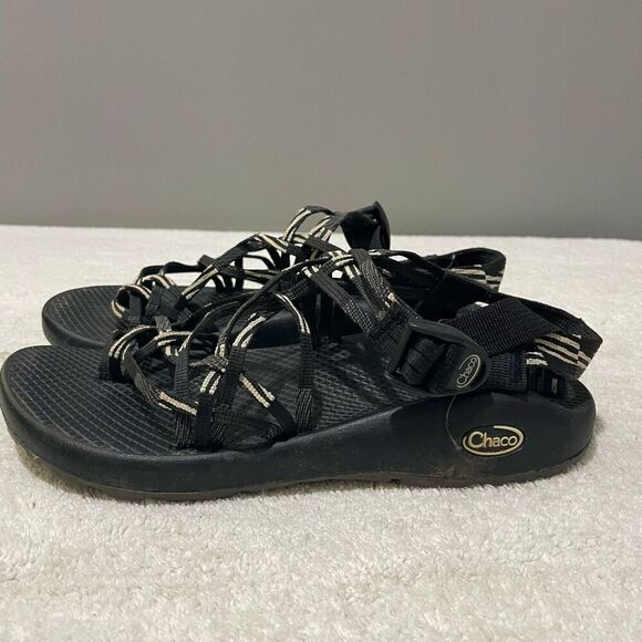 Chaco Womens Black Classic Sandals Size 9 Strappy Hiking Outdoors Waterproof - Picture 5 of 12